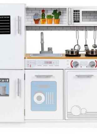 Дитяча дерев'яна кухня ecotoys  світлові ефекти2 фото