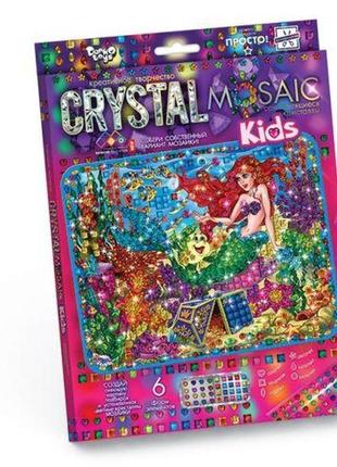 Набір для креативної творчості "crystal mosaic kids", "русалочка"