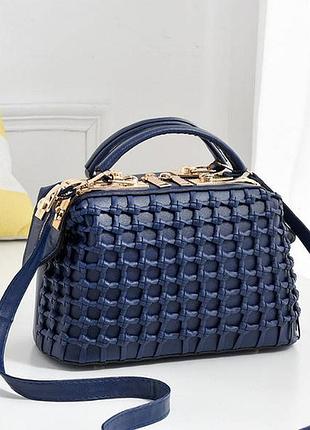 Женская сумка модная и стильная сумка для девочек синяя