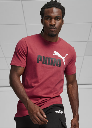 Мужская футболка puma essentials logo men's tee новая оригинал из сша1 фото