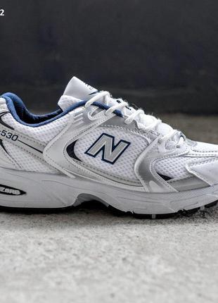 Чоловічі кросівки new balance 530 abzorb (білі) чоловічі, 41 434 фото