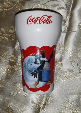 Великий фарфоровий порцеляновий стакан склянка coca-cola