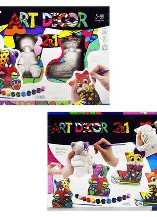 Набір для творчості "art decor 2 в 1: мишка і котик" (укр)