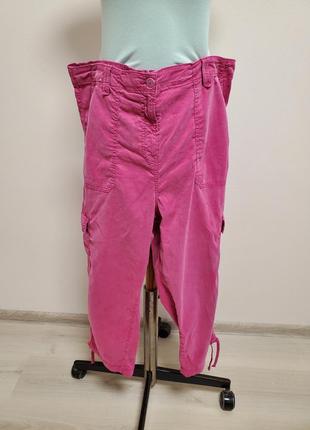 Красивые брендовые брюки коттон+вискоза