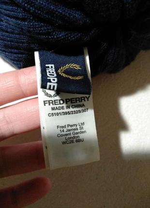 Шапка 100% шерсть fred perry5 фото