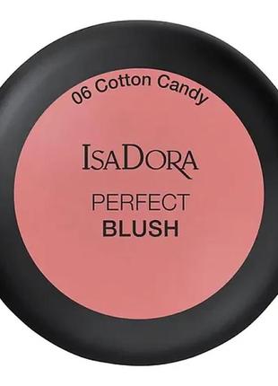 Рум'яна для обличчя isadora perfect blush 6 — cotton candy