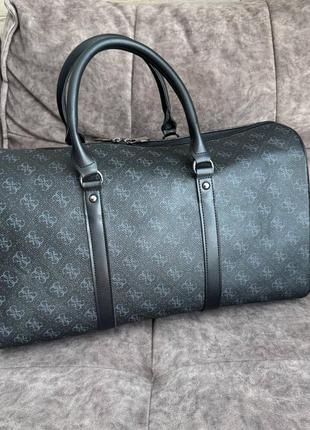 Велика жіноча сумка стиль guess чорна, міська сумочка для залу фітнесу, дорожня 1616