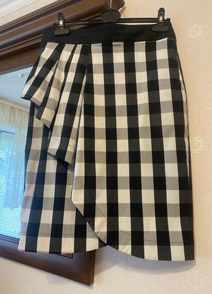 Экстравагантная юбка в клетку от karen millen