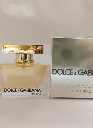 Парфумована вода жіноча dolce&gabbana the one 75 ml