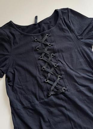 Черный боди sansay