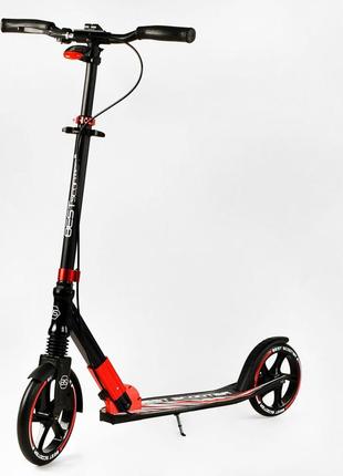 Двухколесный складной самокат от 3 до 16 лет best scooter черно-красный (2000002310839)