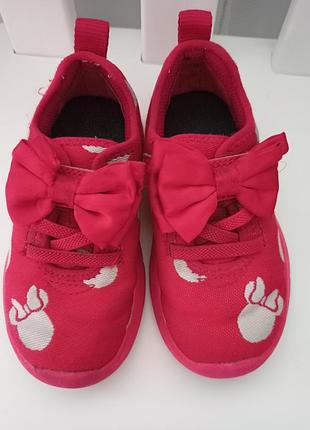 Кроссовки мокасины minnie mouse