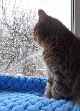 Плюшевый ковер, лежанка для кота или собаки