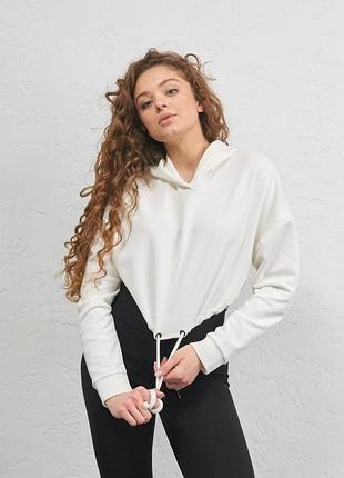 Женское укороченное худи с капюшоном, худи на осень для женщин высокое качество приятно к телу