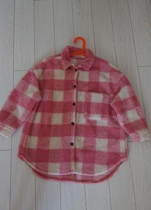 Тепла сорочка куртка next zara