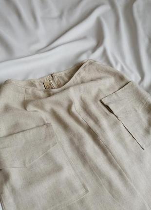 Дизайнерская юбка из льна sissy bermudez