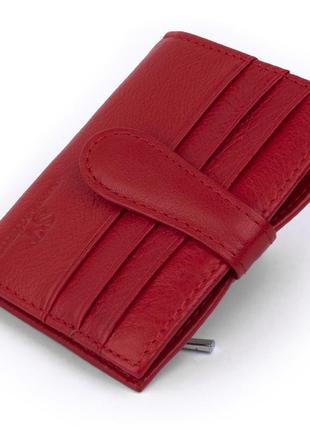 Гаманець-візитниця st leather 19211 червоний