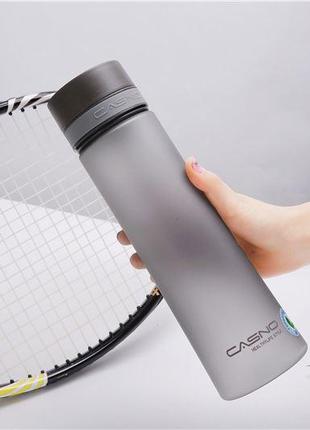 Спортивная бутылка для воды 1000 мл casno серый (2000001625408)4 фото