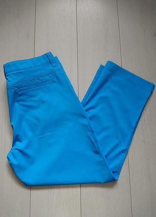 Брюки голубые классические