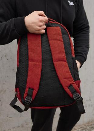 Мужской рюкзак стильный городской из оксфорда водонепроницаемый большой рюкзак с карманом для нобткука10 фото