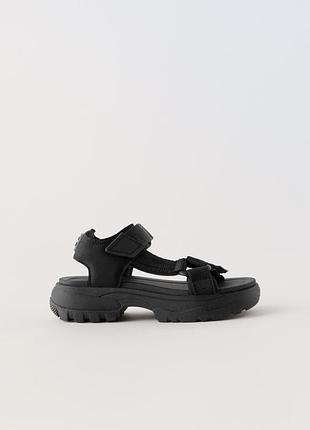 29 размер новые фирменные босоножки на липучке спортивные сандалии зара zara оригинал