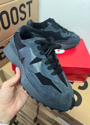 New balance 327 dark grey lux quality кроссовки консультбол 327 замша