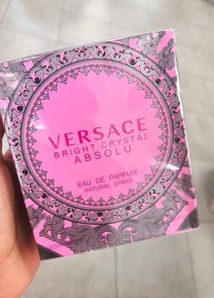Жіноча парфумована вода в стилі  versace bright crystal absolu (версаче брайт крістал абсолю) 90 мл
