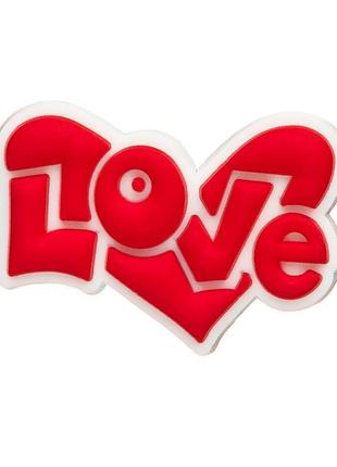 Джибитсы для кроксов love-21 1 шт.
