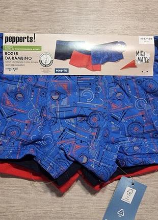 Детские трусы боксеры 122 128, трусы pepperts нижняя 6-8 лет lupilu