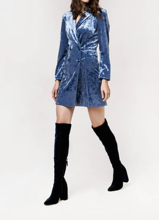 Оксамитова синя сукня, s 3