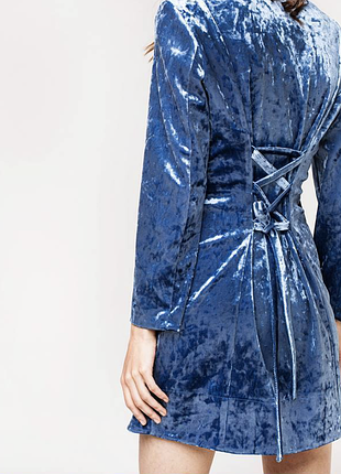 Оксамитова синя сукня, s