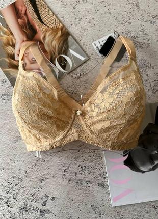 80,85,90,95d бюстгальтер без поролона чашка d бежевый