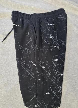 Шорты vicente туречна, мужские шорты черные с принтом, трикотажные шорты, шорты с рисунком