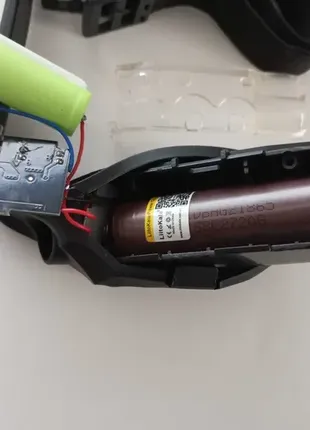 Фонарик налобный. с ок датчиком движения под 18650/фонарик металл.в кейсе