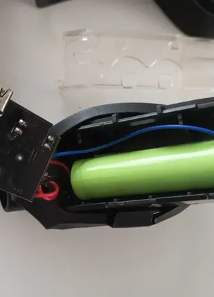 Фонарик налобный. с ок датчиком движения под 18650/фонарик металл.в кейсе