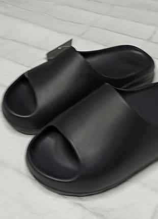 Шлëпки adidas yeezy slide 6448 чорні