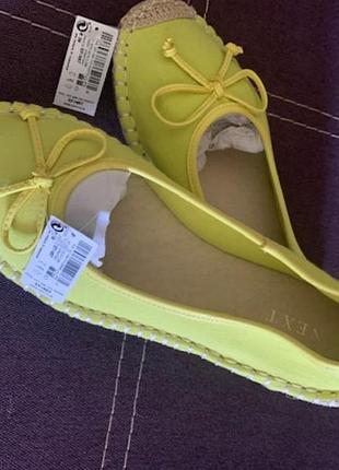 Текстильні літні туфлі балетки