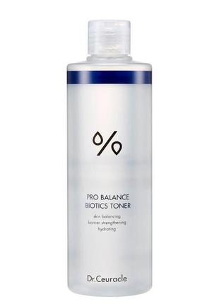 Тонер з пробіотиками dr.ceuracle pro balance biotics toner