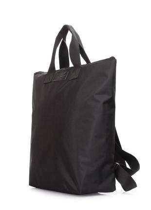 Многофункциональный рюкзак-сумка poolparty walker черный2 фото