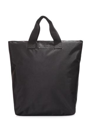Многофункциональный рюкзак-сумка poolparty walker черный1 фото