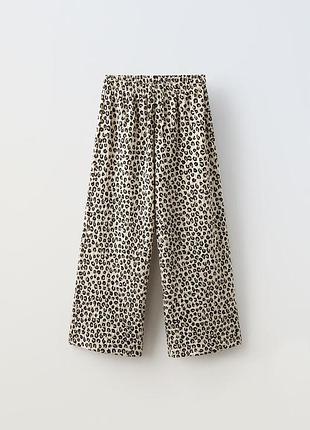 Брюки леопардовые
