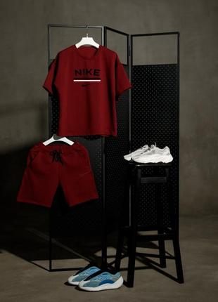 Летний мужской спортивный костюм комплект оверсайз nike