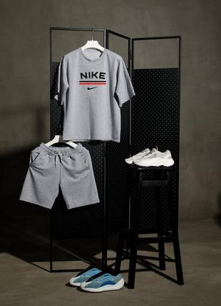 Летний мужской спортивный костюм комплект оверсайз nike