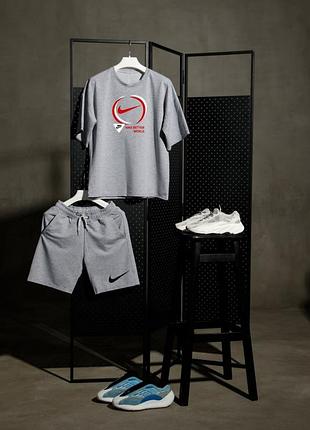 Летний мужской спортивный костюм комплект оверсайз nike