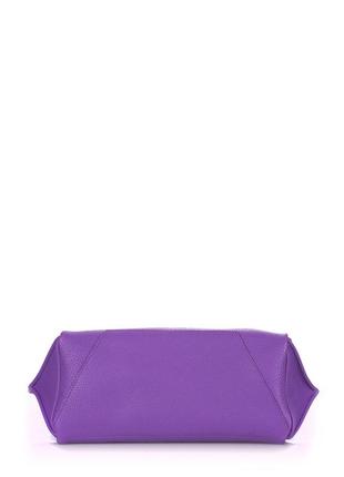 Женская кожаная сумка poolparty soho фиолетовая4 фото