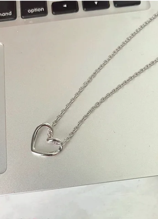 Цепочка с подвеской в виде сердца