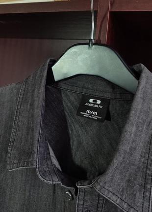 Oakley рубашка серая с логотипом череп винтаж softwear6 фото