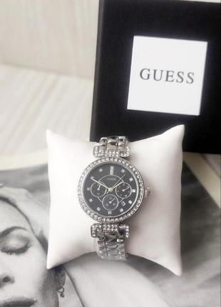 Женские наручные часы guess silver&black