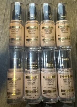 Лот набір тональний крем max factor 80 bronze