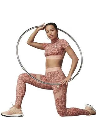 Костюм леггинсы топ для спорта adidas оригинал